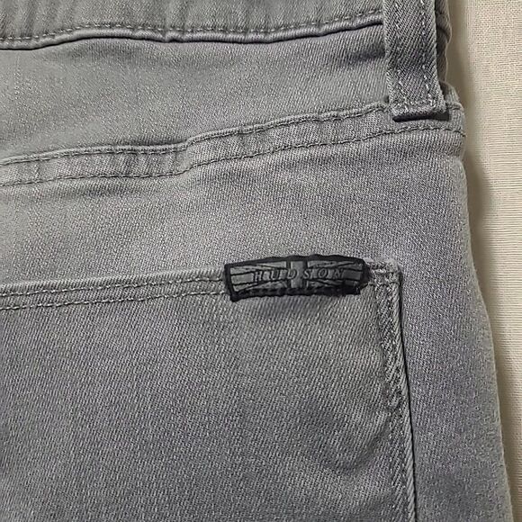 Hudson Women's Nico Mid Rise Super Skinny - Trooper Grey Size 27 - Picture 7 of 15